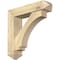 Ekena Millwork Imperial Arts and Crafts Rough Sawn Bracket w/ Offset Brace, Douglas Fir, 6"W x 24"D x 24"H BKT0604X24X24IMP03RDF - alternate 1